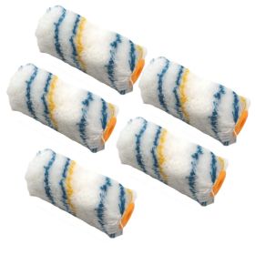 10-Pack Microfiber Paint Roller Covers Mini Naps for Paint Roller Brush Home Painting Supplies; 4 inch