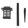 6pcs White LED Solar Lantern Torch Light Garden Landscape Lighting