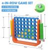 Giant 4 In a Row Game Set, Outdoor and Indoor Game for Adults and Kids, Intelligent Toy, Orange and Blue