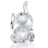 1pc, Cute Crystal Elephant Statue Cut Glass Decorative Statue Animal Festival Decorative Ornaments