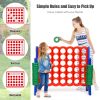 Jumbo 4-to-Score Giant Game Set with 42 Jumbo Rings and Quick-Release Slider