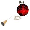 1pc 10/20 LED Solar Wine Bottle Cork Shaped String Lights; Garland Wire Fairy String Light; 3.3/6.6ft; Outdoor Party Decoration