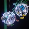 2pcs Butterfly Outdoor Decorative Light Solar, Hanging Solar Lights