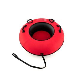 Outdoor Winter Recreation 40" Inflatable Snow Sled (Color: Red)